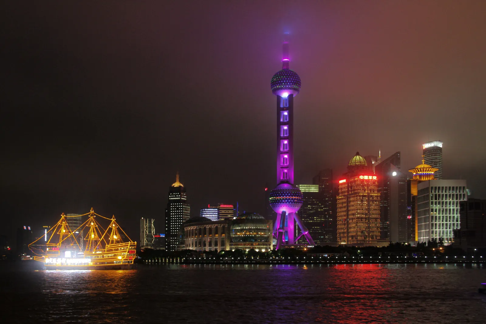 Departure from Shanghai
