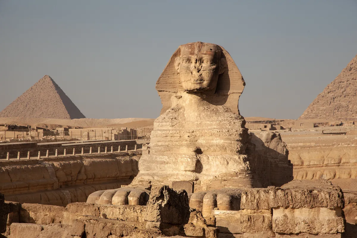 Pyramids Sphinx and Egyptian Museum Cairo