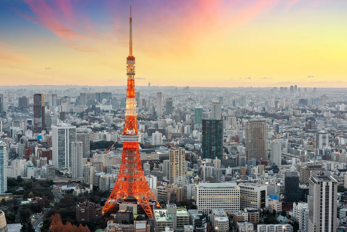 Arrival in Tokyo
