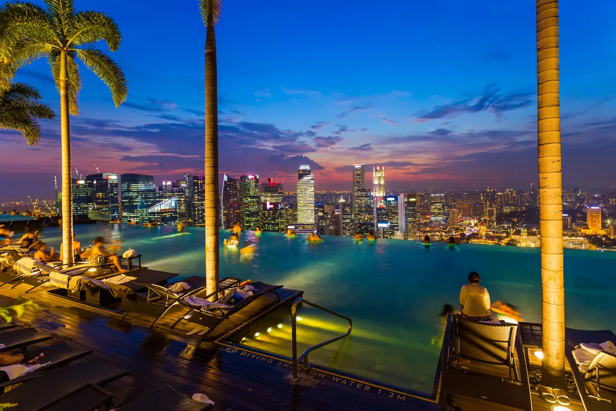 Arrival in Singapore