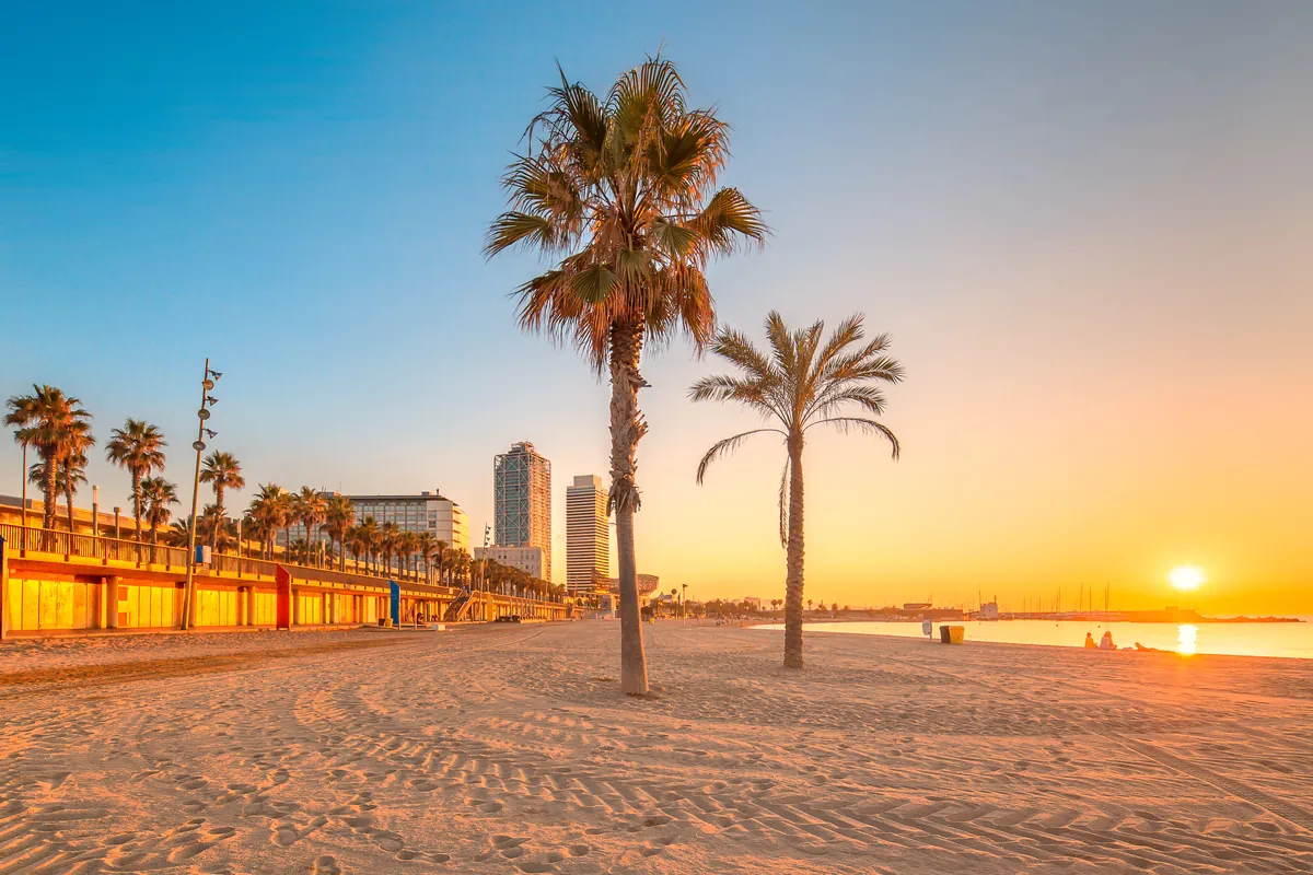 Arrival in Barcelona