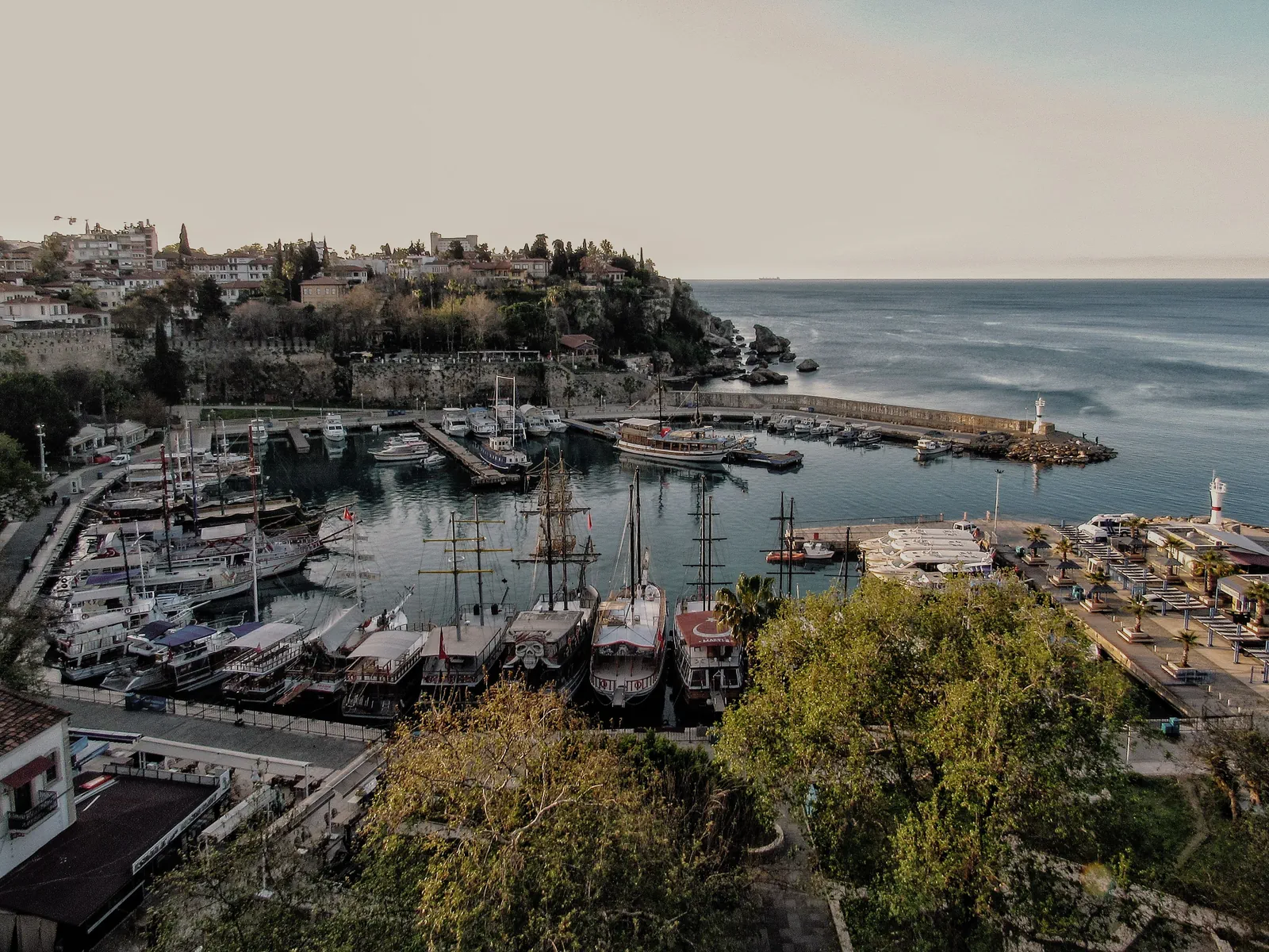 Antalya Old Town and harbour