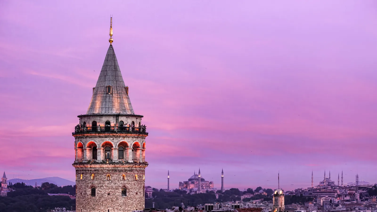 Galata Tower and Bosphorus atmosphere