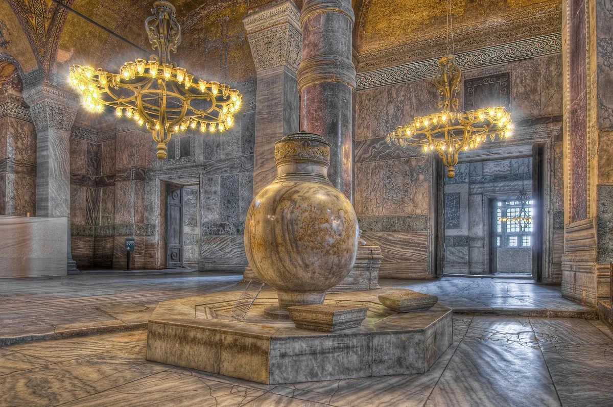 Istanbul mosque interior